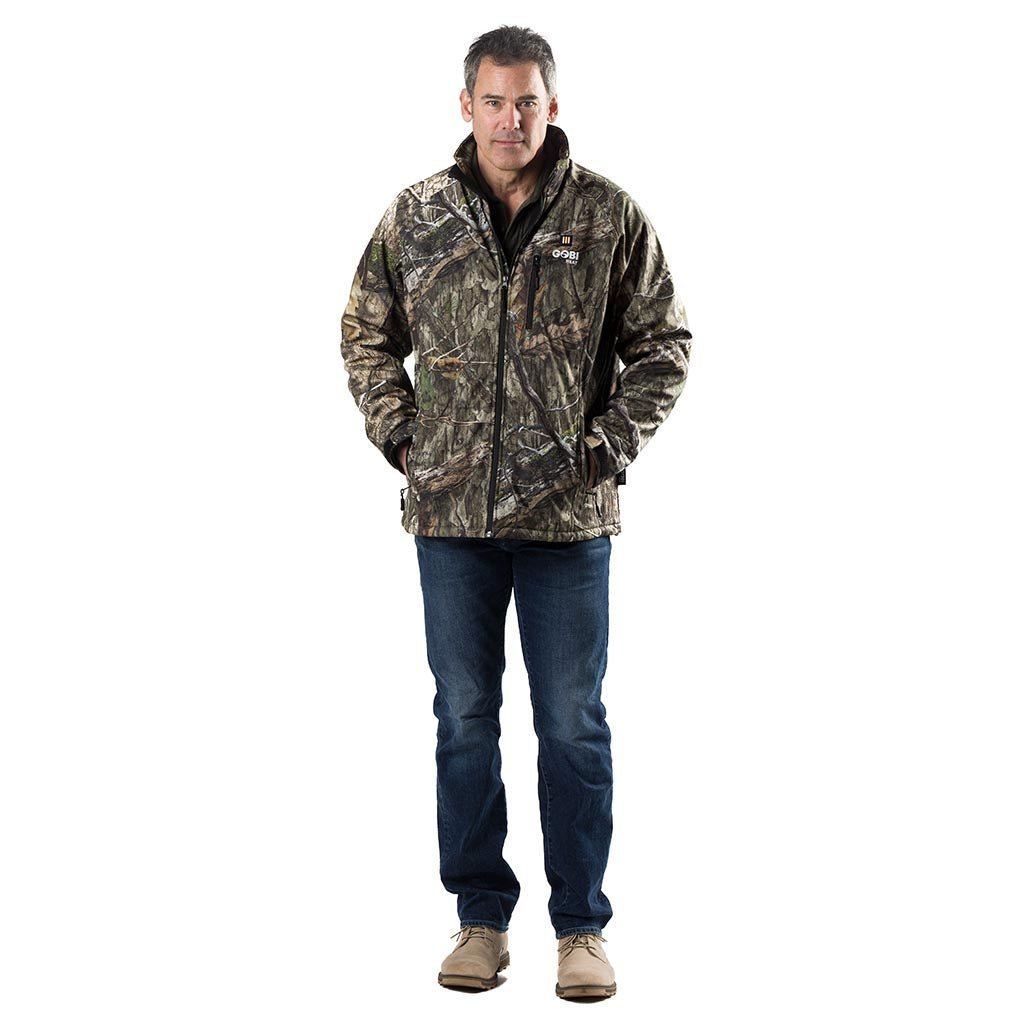 Sahara Men's Heated Hunting Jacket - Mossy Oak Camo (SC)