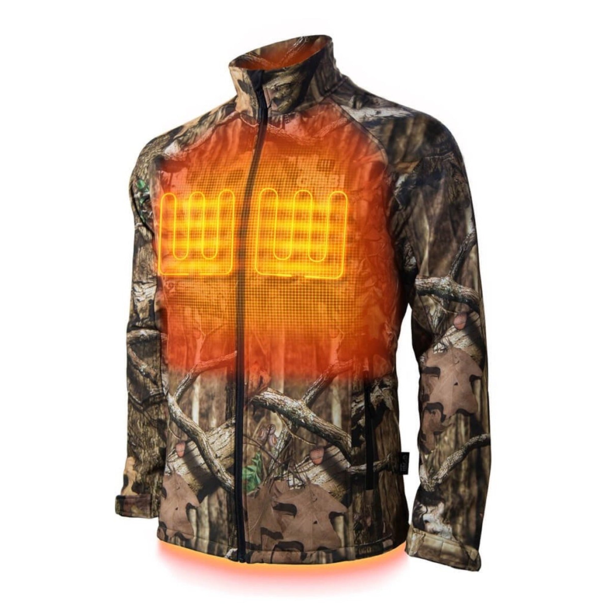 Sahara Men's Heated Hunting Jacket - Mossy Oak Camo (SC)