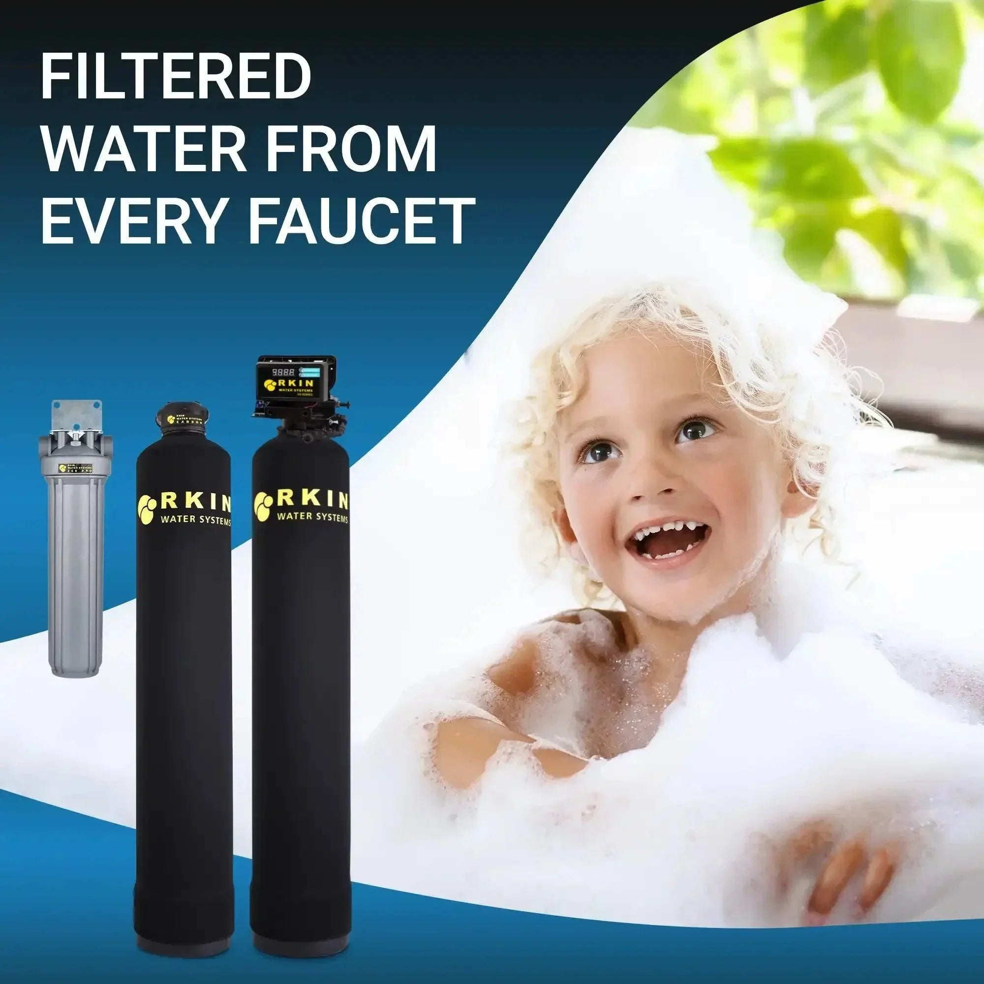 RKIN - Salt-Free Water Softener and Well Water Filter Combo (SC)