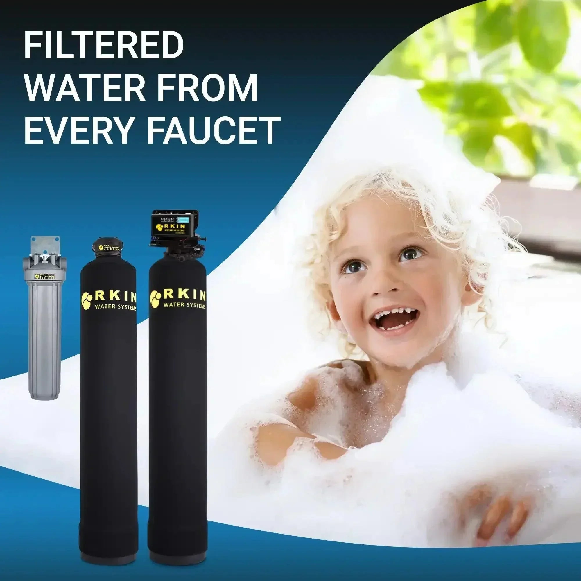 RKIN - Salt-Free Water Softener and Well Water Filter Combo