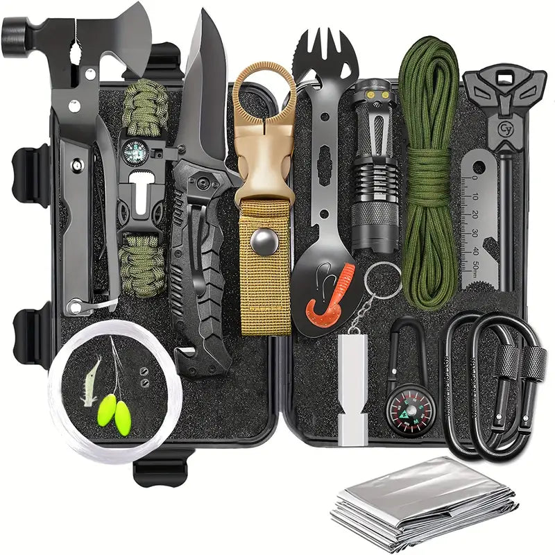 Ultimate 27-Piece Emergency Survival Kit – Be Ready for Anything!