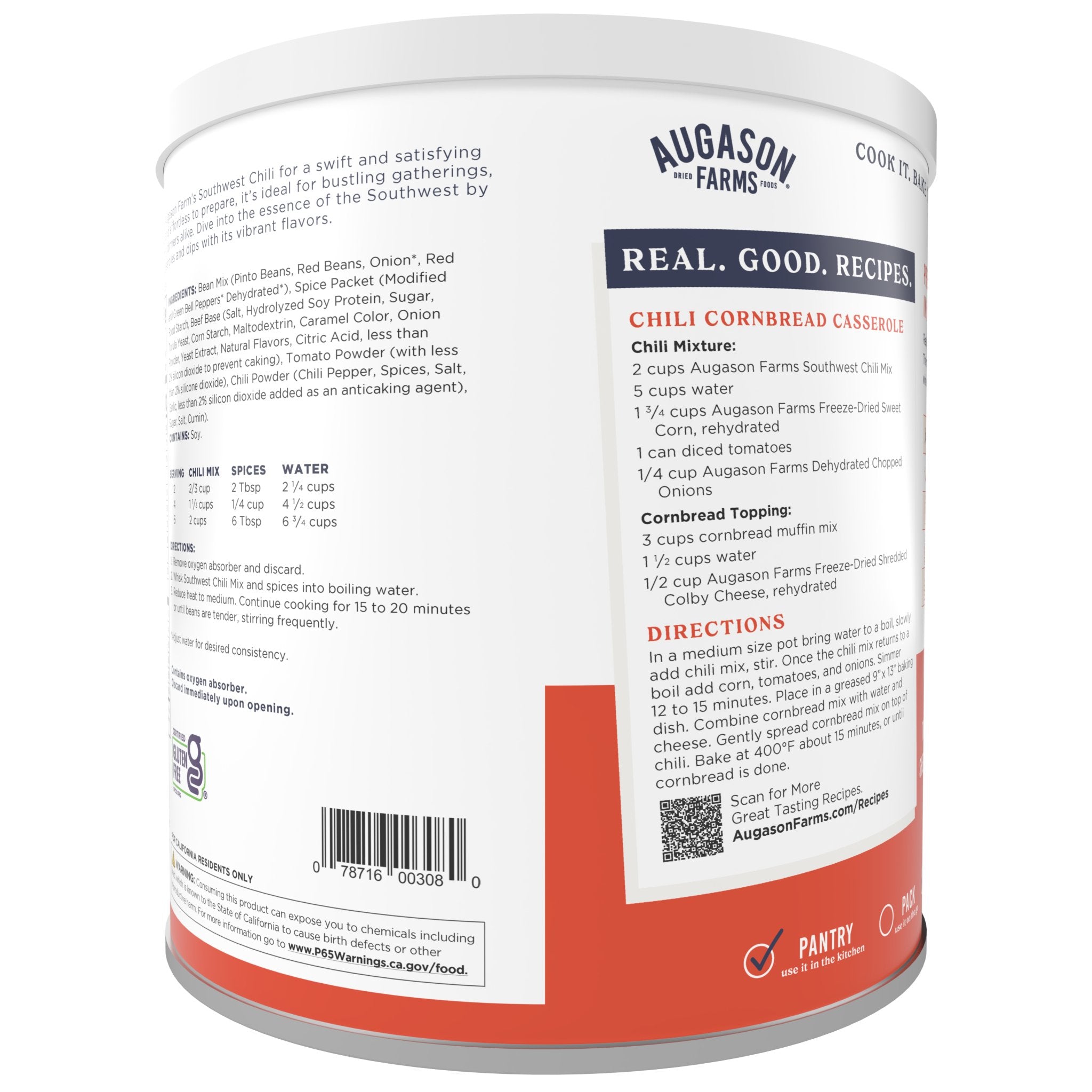 Southwest Chili Mix Can, 34 Servings (SC)