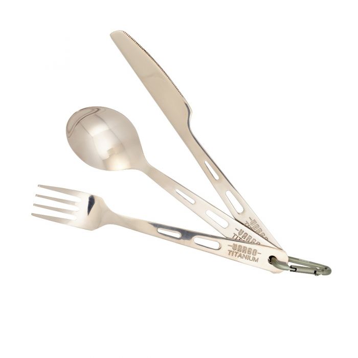 TITANIUM SPOON / FORK / KNIFE SET (SC)