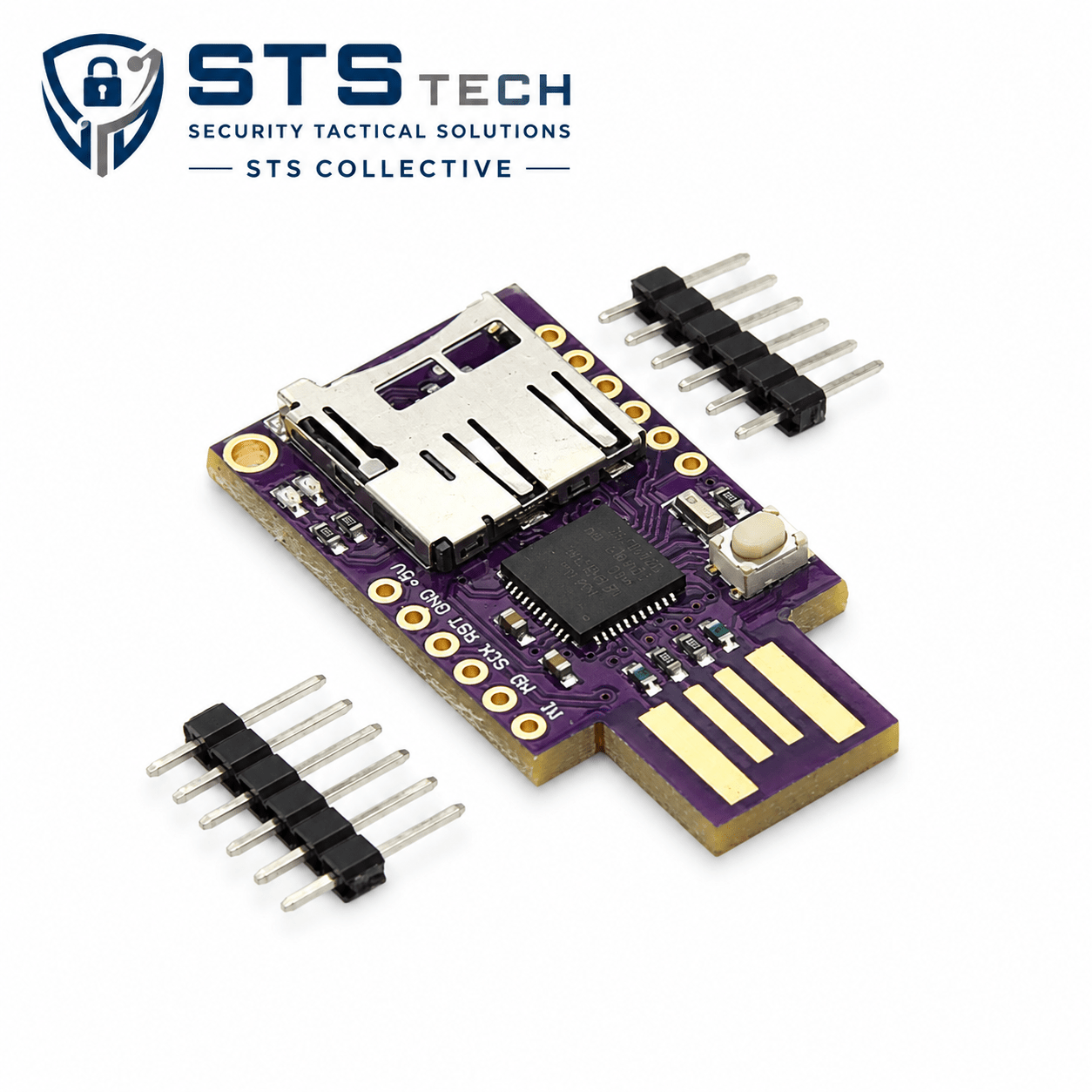 BAD USB HID Development Module – ATmega32U4 Virtual Keyboard & TF Memo