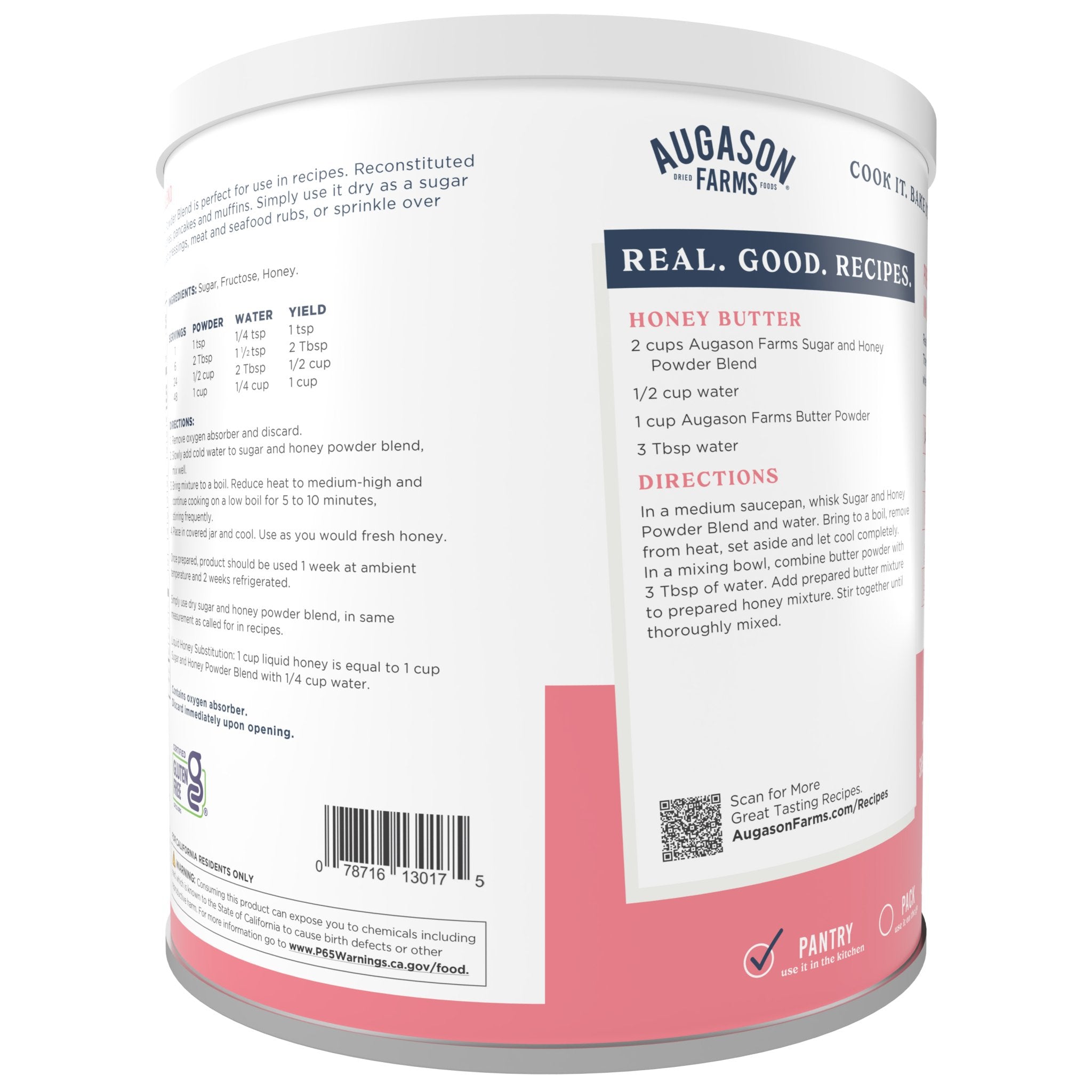 Sugar & Honey Powder Blend Can, 227 Servings (SC)