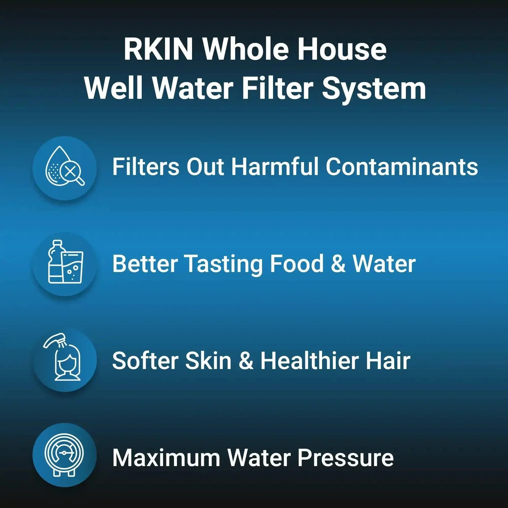 RKIN - Sulfur, Iron, Manganese Well Water Filter System (SC)