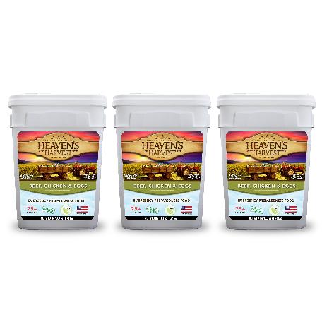 Protein Booster Bucket - 3 Pack - Emergency Survival Food Kit (SC)
