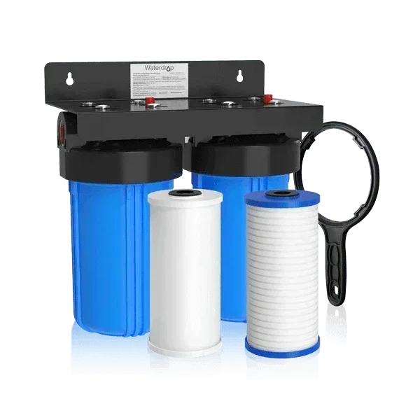 Waterdrop WHF21-PG 5 Micron 2-Stage Whole House Water Filtration System (SC)