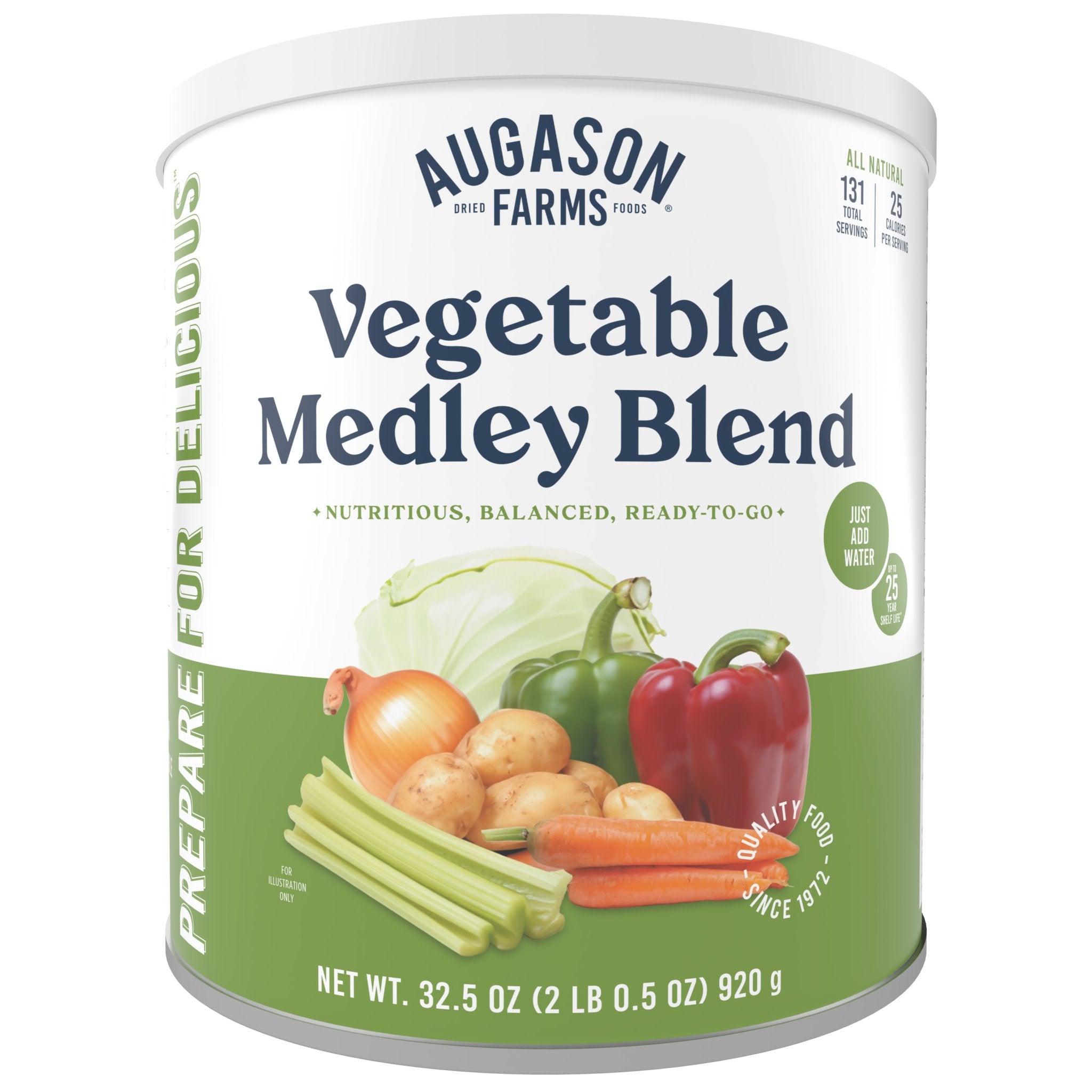 Vegetable Medley Blend Can, 131 Servings (SC)