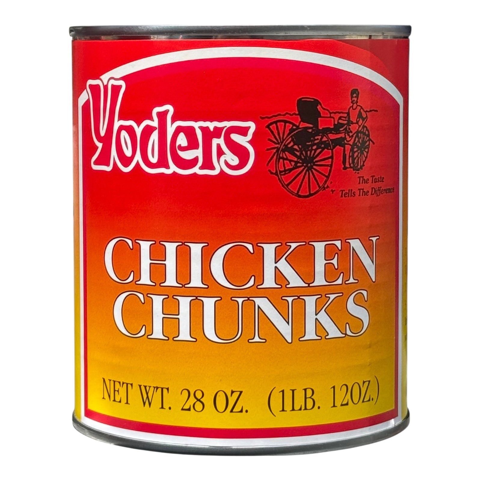 Yoder’s Canned Chicken Chunks | 28 oz can | Real USA Chicken | Fully Cooked | Shelf Stable Survival Food | 10+ Year Shelf Life | Ready to Eat | Ideal for Prepping, Storage & Camping (SC)